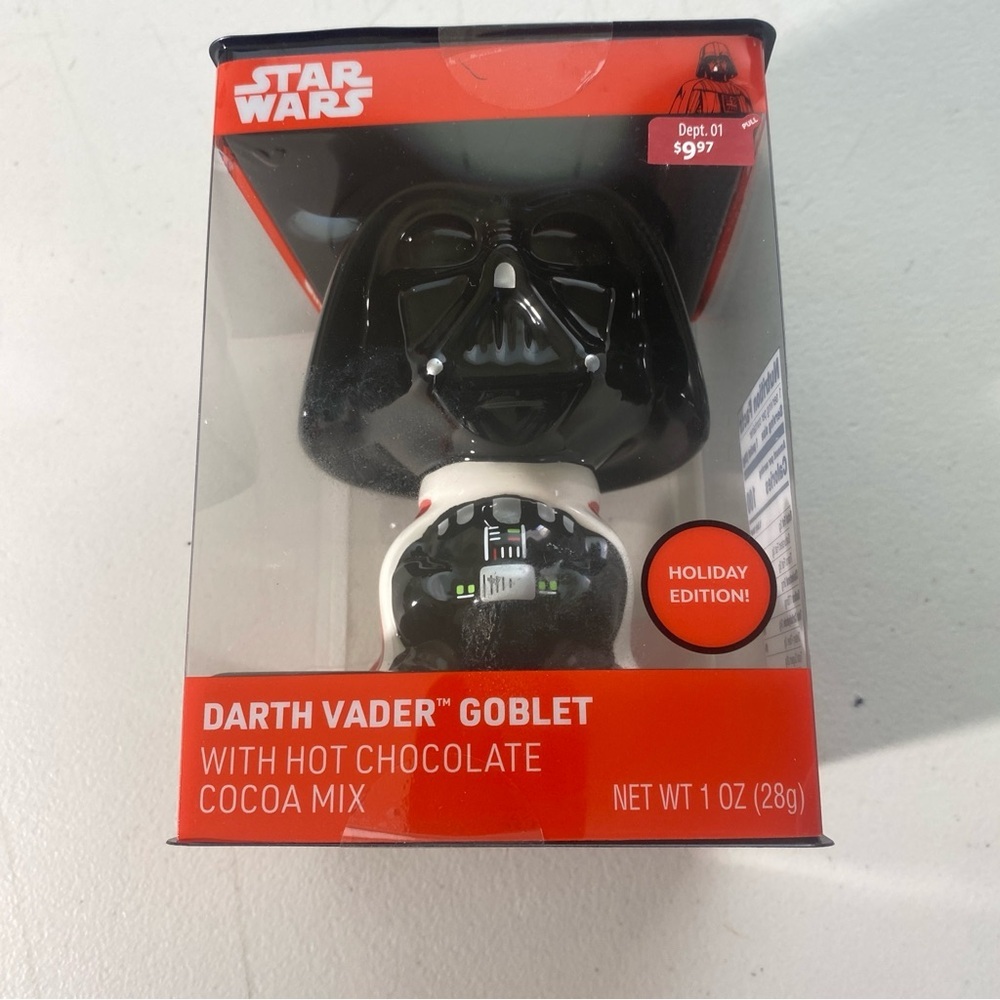 Star Wars Darth Vader Holiday Goblet‎ with Hot Chocolate Mix – Collectible Mug
